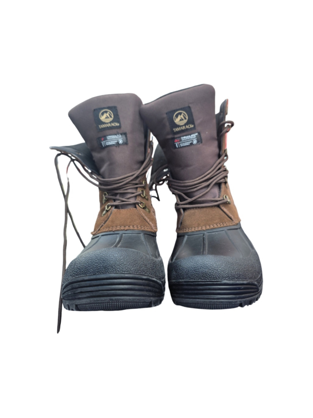 Men's Tamarack Brown & Black Rain & Snow Boots Size 11